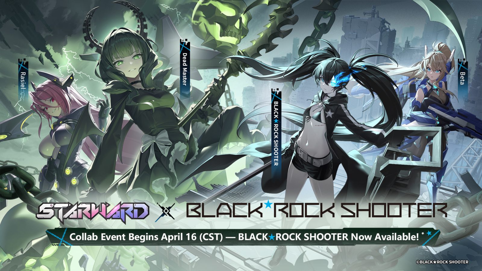 Starward x BLACK★ROCK SHOOTER Resmi Kolaborasi, Hadirkan Karakter Ikonik dan Konten Eksklusif Baru - RYGAMES