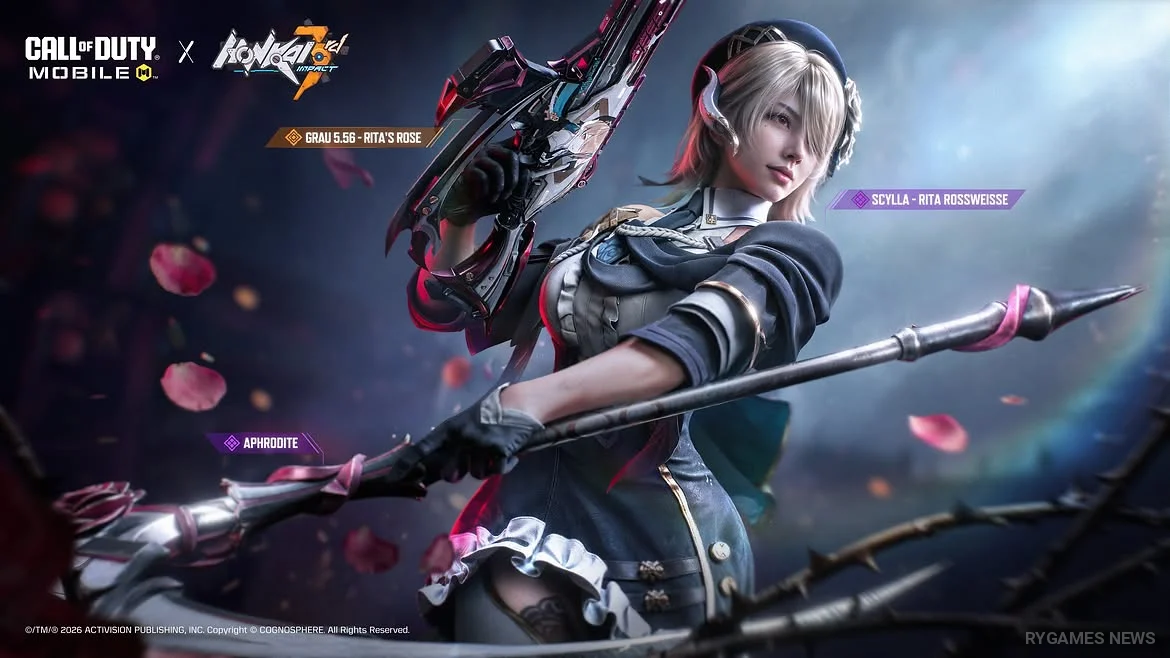 Call of Duty Mobile x Honkai Impact 3rd Lets Players Earn 1 of 3 Mythics Free in Season 8