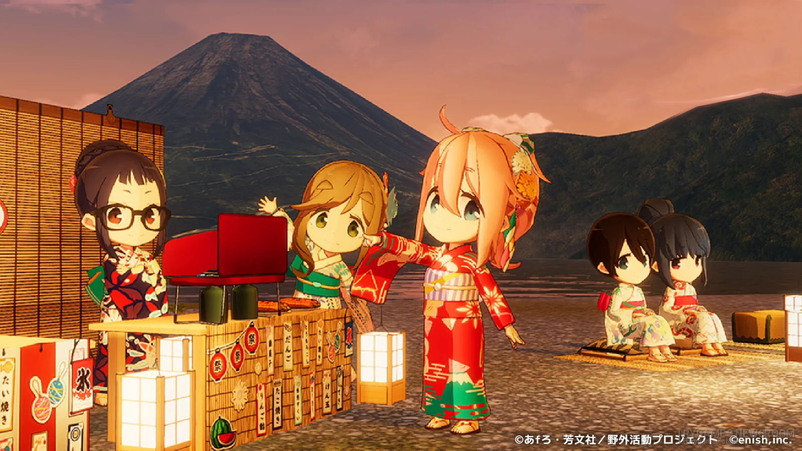 Steam掲載『ゆるキャン△ つなげるみんなのオールインワン!! ちるタイム』ゲーム画面 - gambar 4