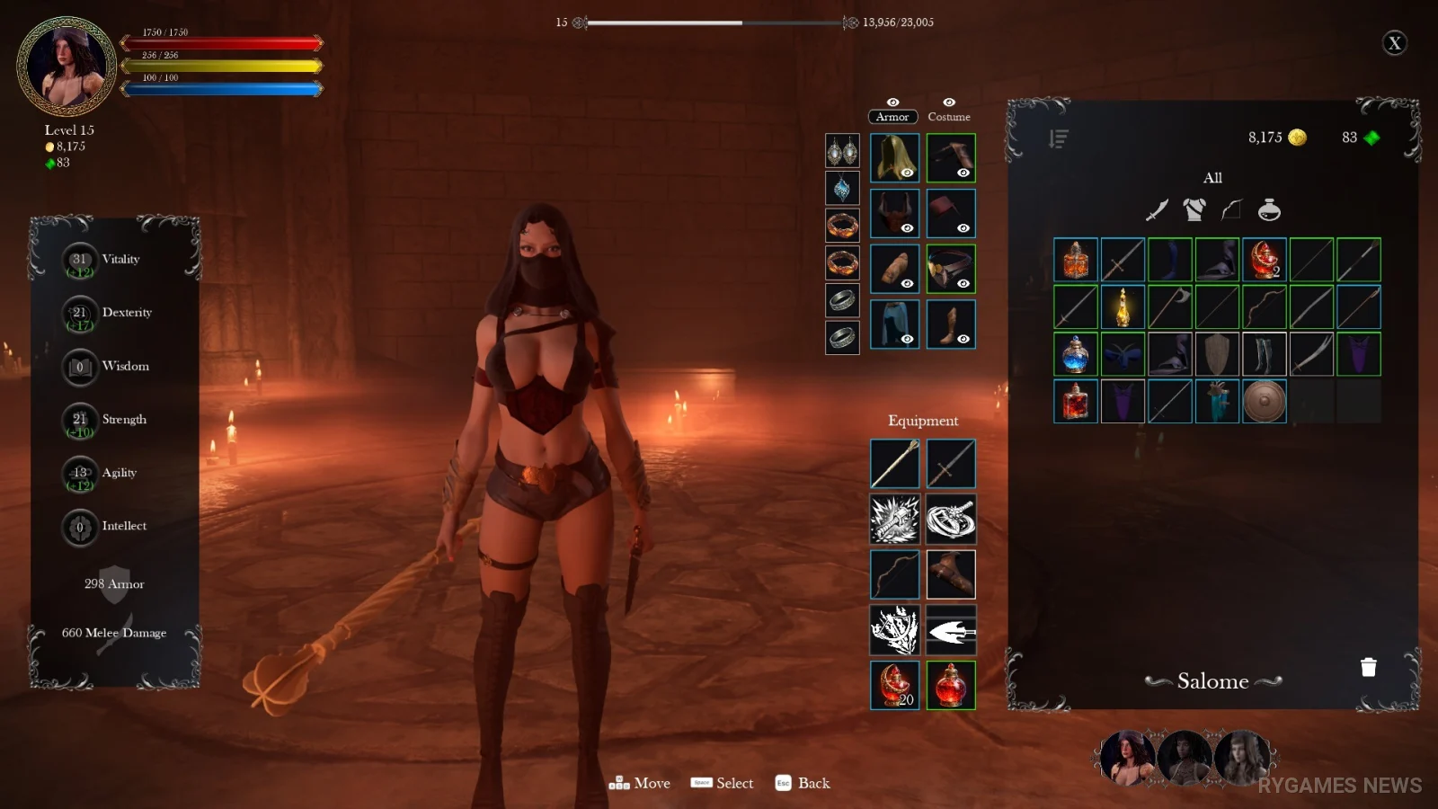 Screenshot gameplay Concubine dari Steam - gambar 13