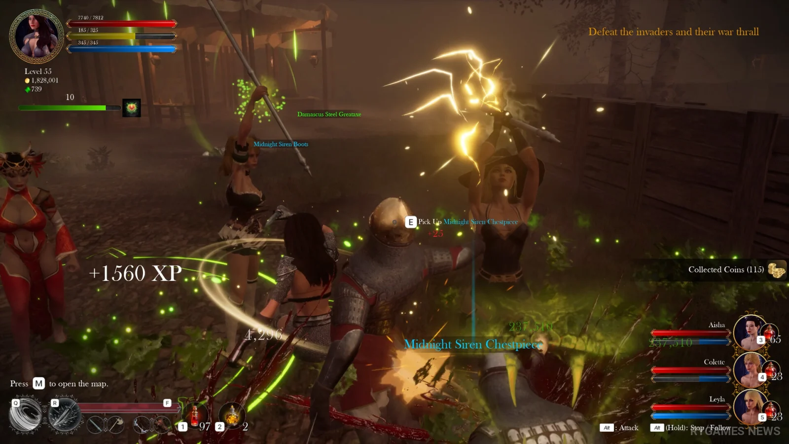 Screenshot gameplay Concubine dari Steam - gambar 3