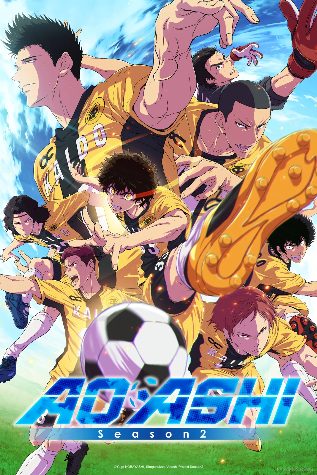 Aoashi Season 2 Key Visual