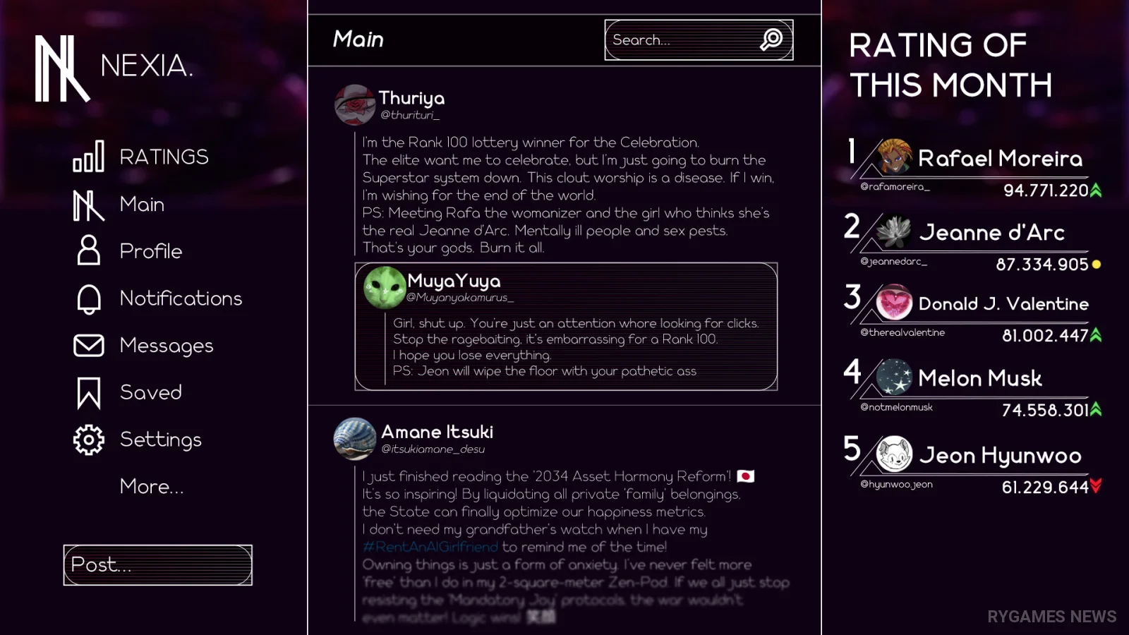 Steam掲載『DEAD INTERNET THEORY: SUPERSTARS』ゲーム画面 - gambar 4