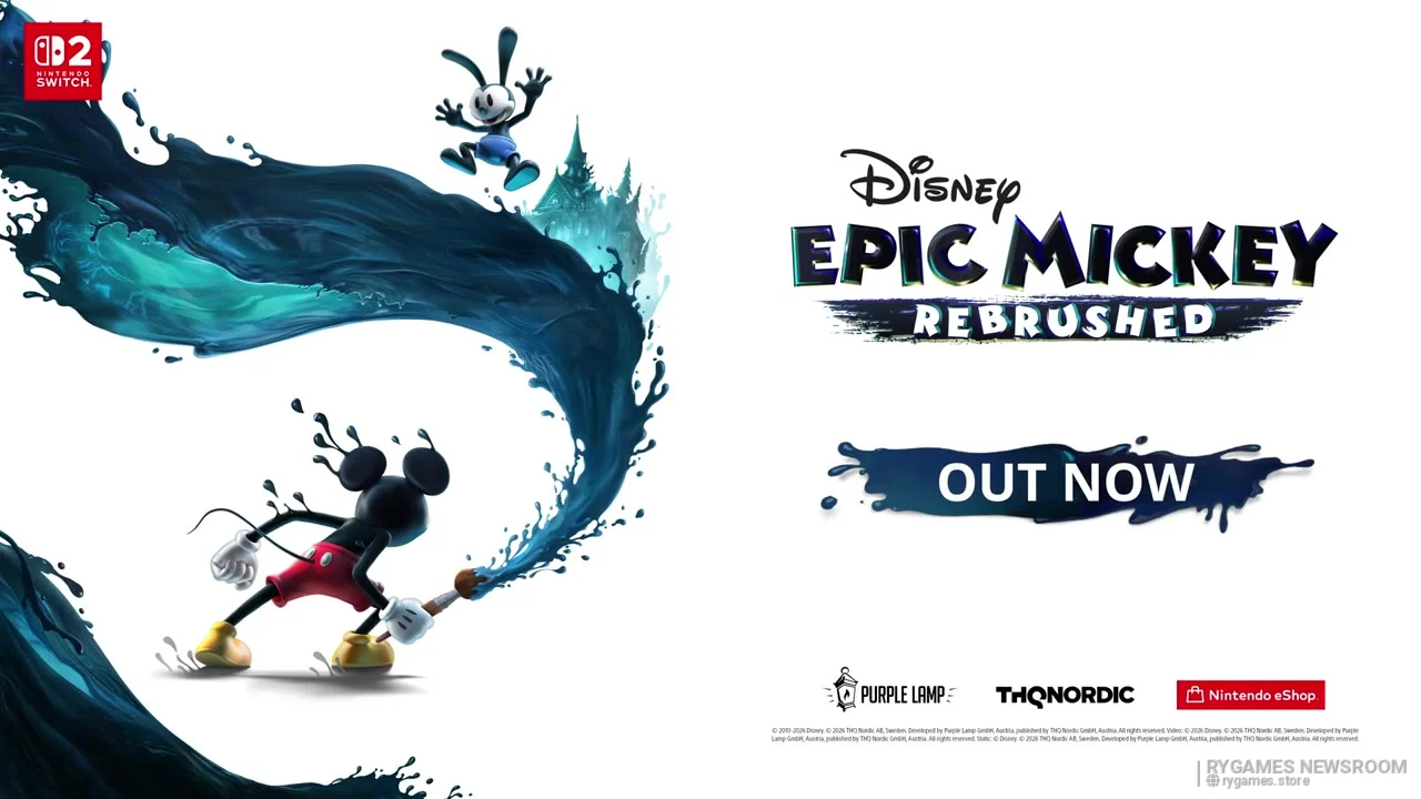 Disney Epic Mickey: Rebrushed Kini Tersedia di Nintendo Switch 2
