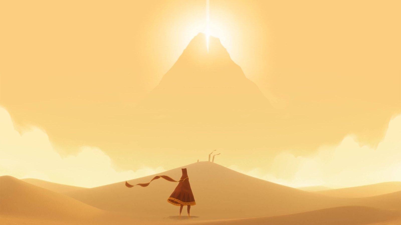 Ilustrasi / visual Journey di gurun luas