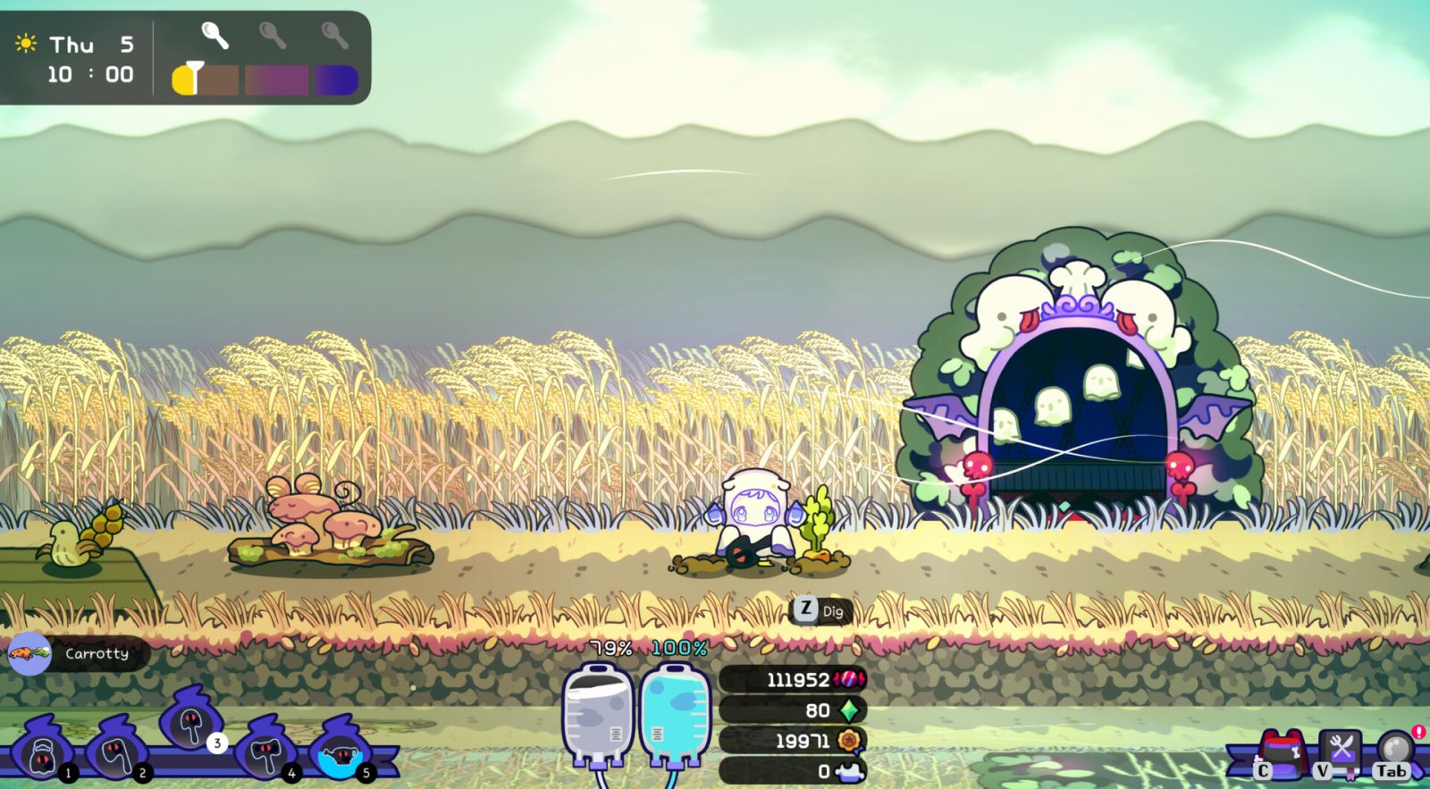 Tampilan halaman Steam Spookitchen yang menonjolkan identitas game sebagai restaurant sim kooperatif bertema Halloween