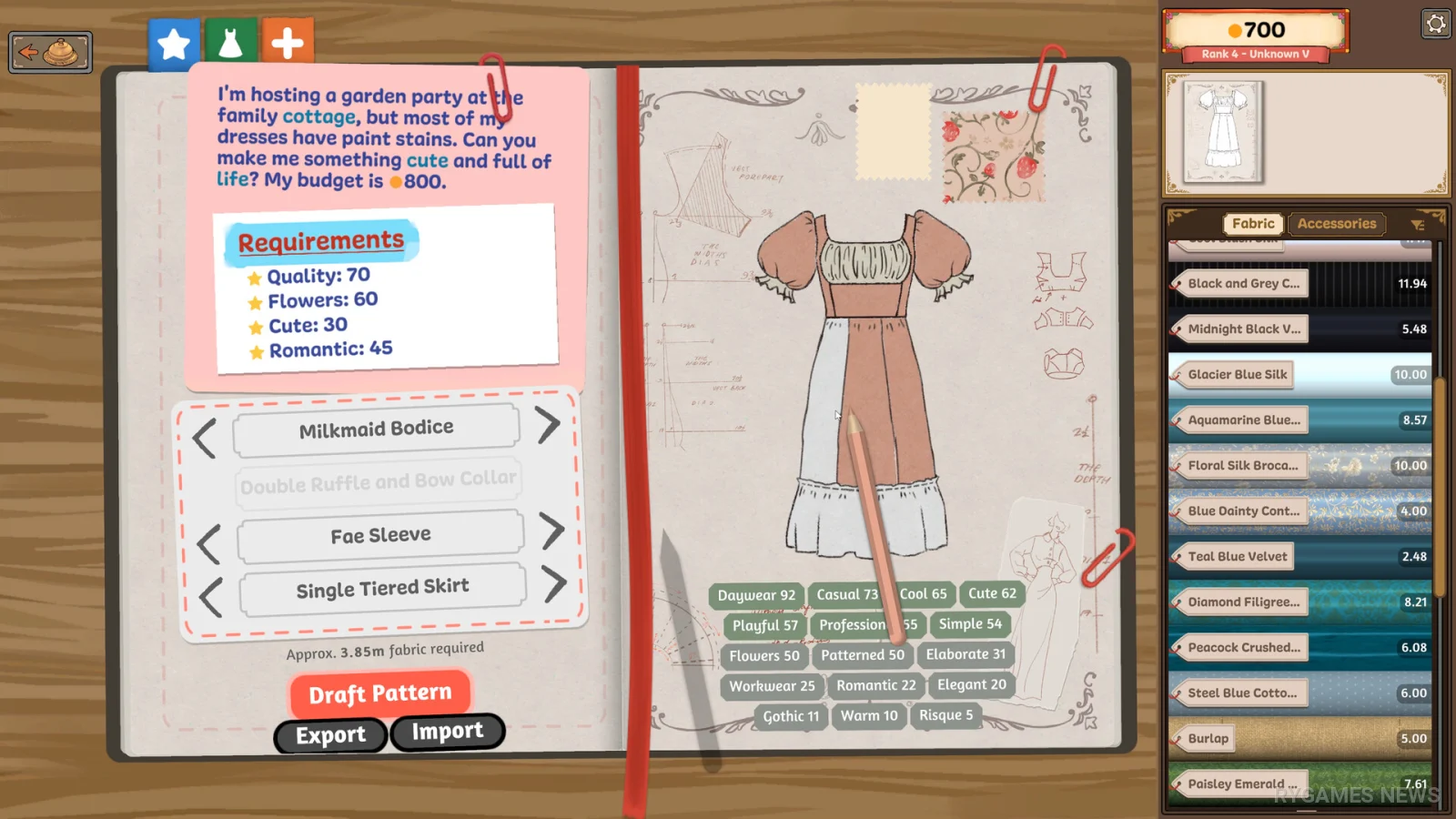Dressmaker gameplay screenshots from Steam - gambar 4