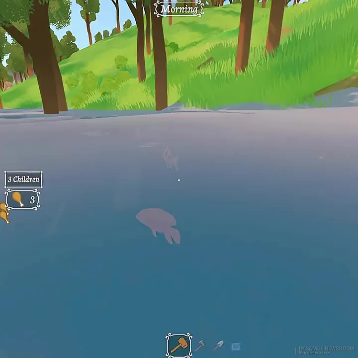 Cuplikan gameplay sistem memancing Family Time - gambar 6