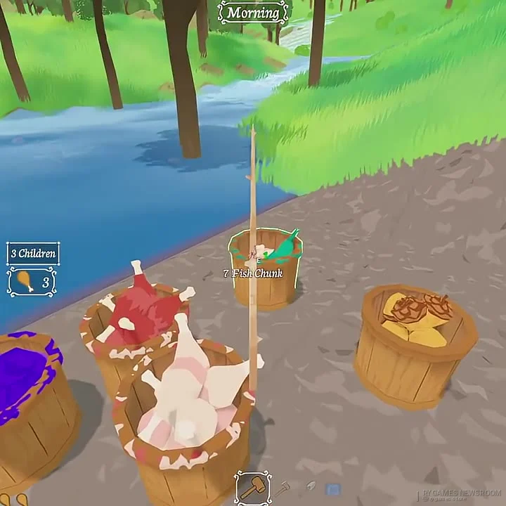 Cuplikan gameplay sistem memancing Family Time - gambar 5