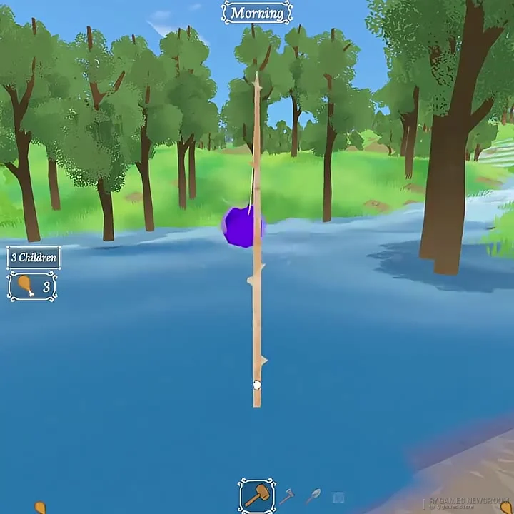 Cuplikan gameplay sistem memancing Family Time - gambar 4