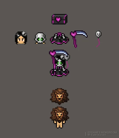 Skele Girl Box dan Lion Head dalam Gemster Update