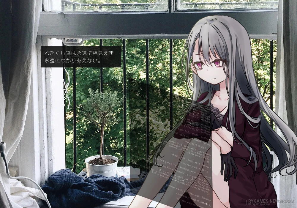 For the GHOSTs adalah Visual Novel tentang Berteman dengan Karakter Fiksi yang Berbicara Langsung kepada Pemain