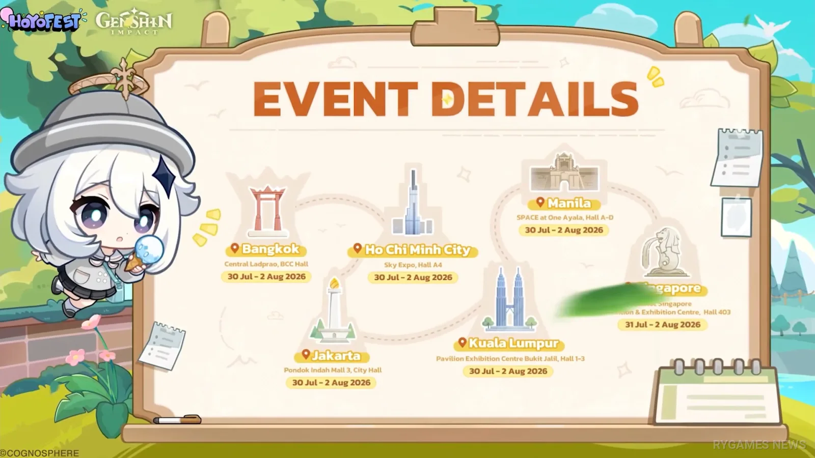 Detail event HoYoFEST Genshin Impact Asia Tenggara 2026
