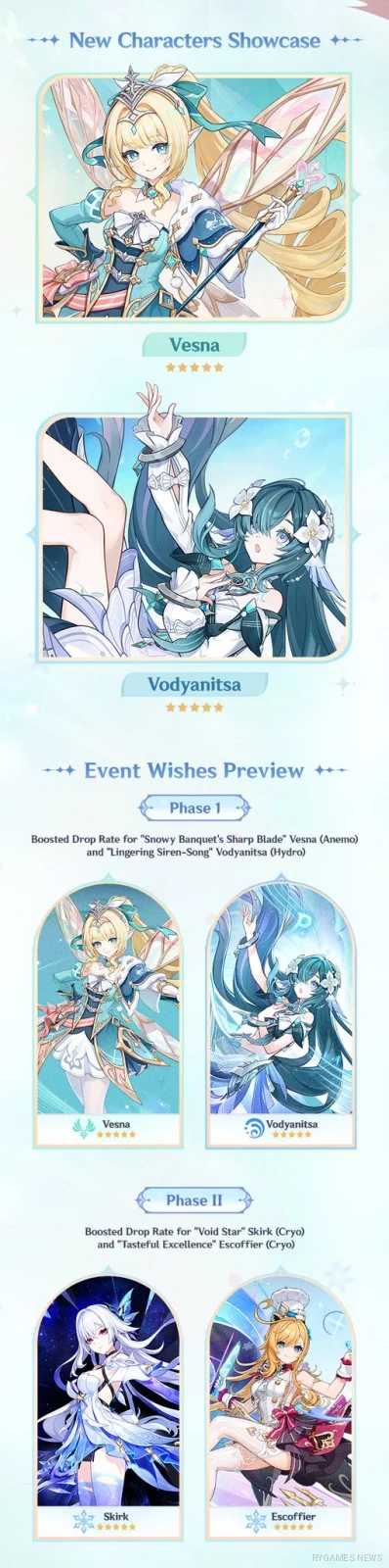 ヴェスナ、ヴォジャニーツァ、Ver.7.1イベント祈願