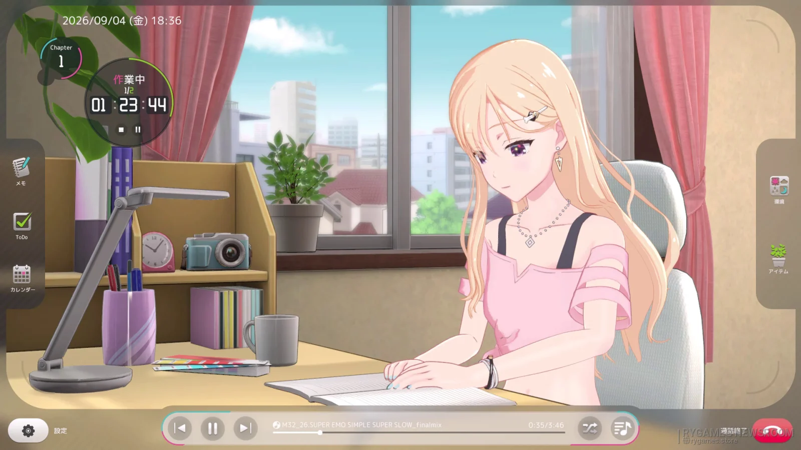 Gimai Seikatsu: Days with My Lo-Fi Sister gameplay screenshots from Steam - gambar 2