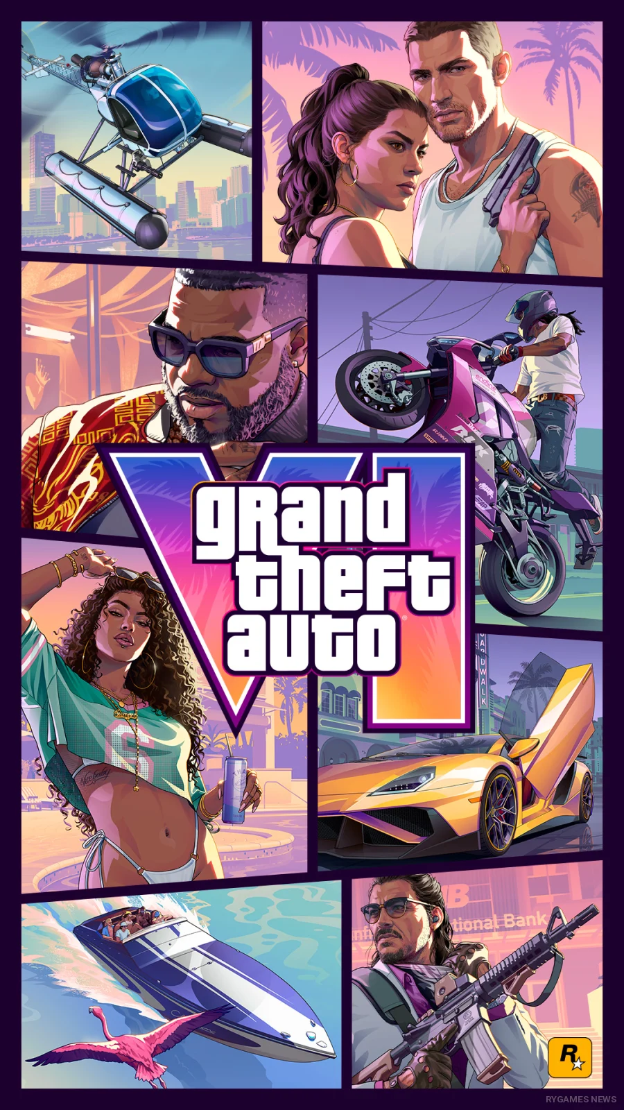 Cover art resmi Grand Theft Auto VI