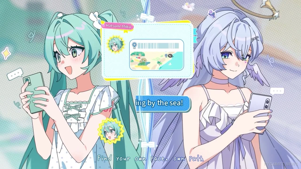 Cuplikan Summeretto Medley Hatsune Miku dan Robin - gambar 9
