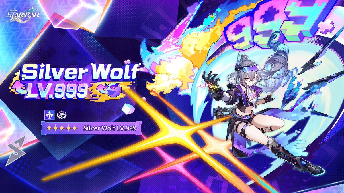 Visual resmi Silver Wolf LV.999 sebagai karakter 5★ baru di Honkai: Star Rail Versi 4.2