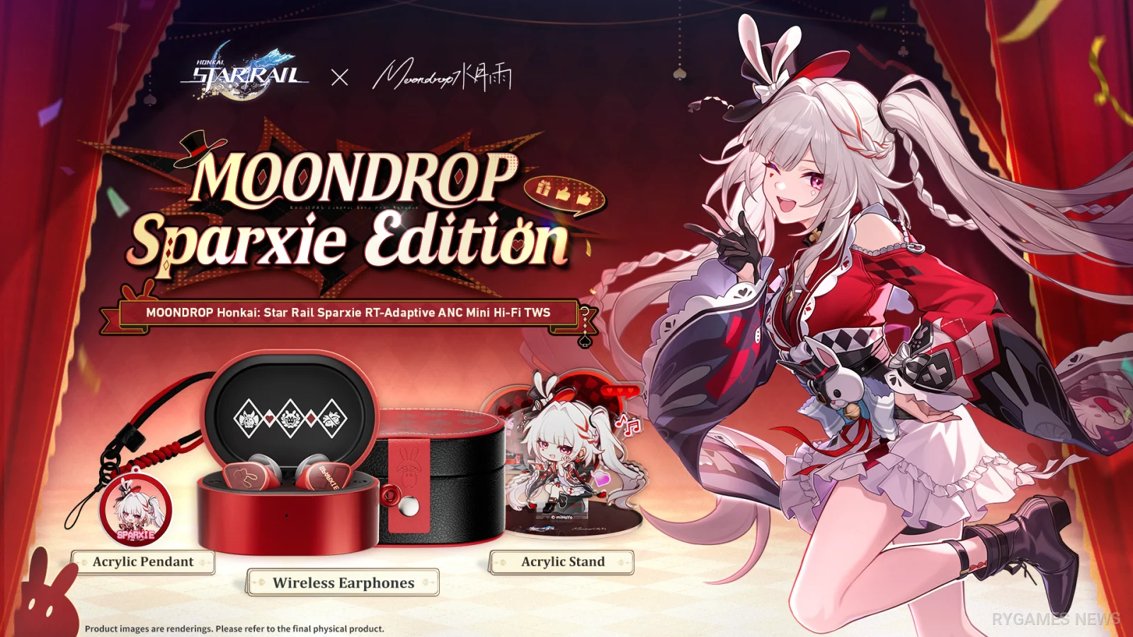 MOONDROP Sparxie Edition公式製品ビジュアル
