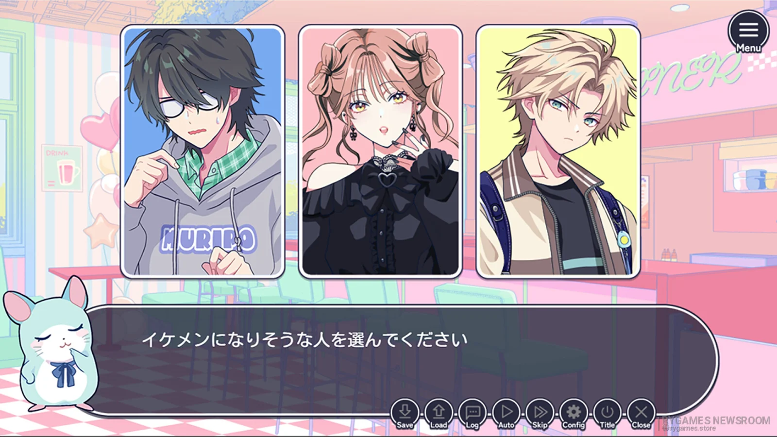 Screenshot gameplay Ikemen Big Bang: A Dating Game About Potentially Hot Guys dari Steam - gambar 3