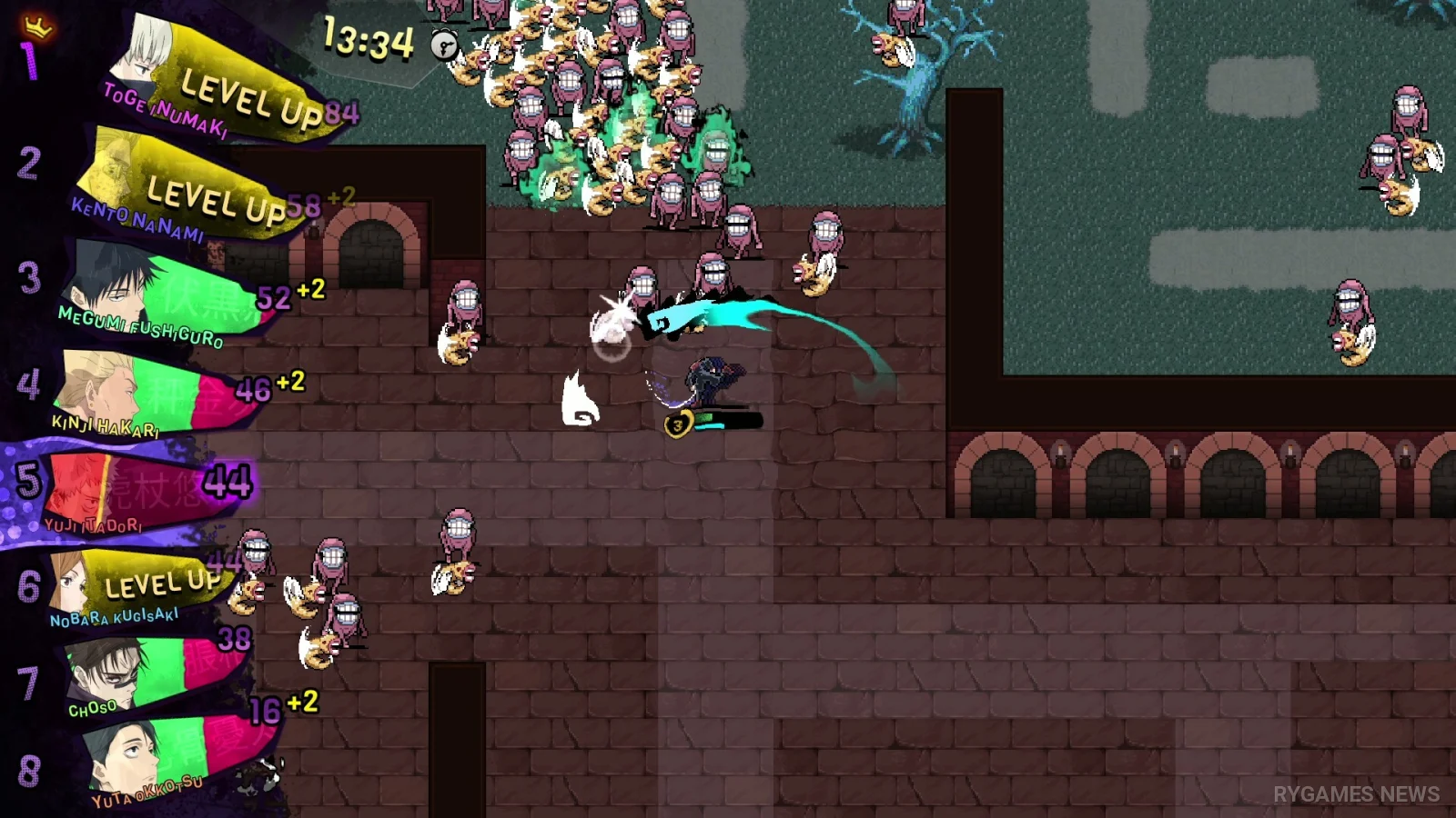 Screenshot gameplay Jujutsu Kaisen RUMBLE: SURVIVATON dari Steam - gambar 2