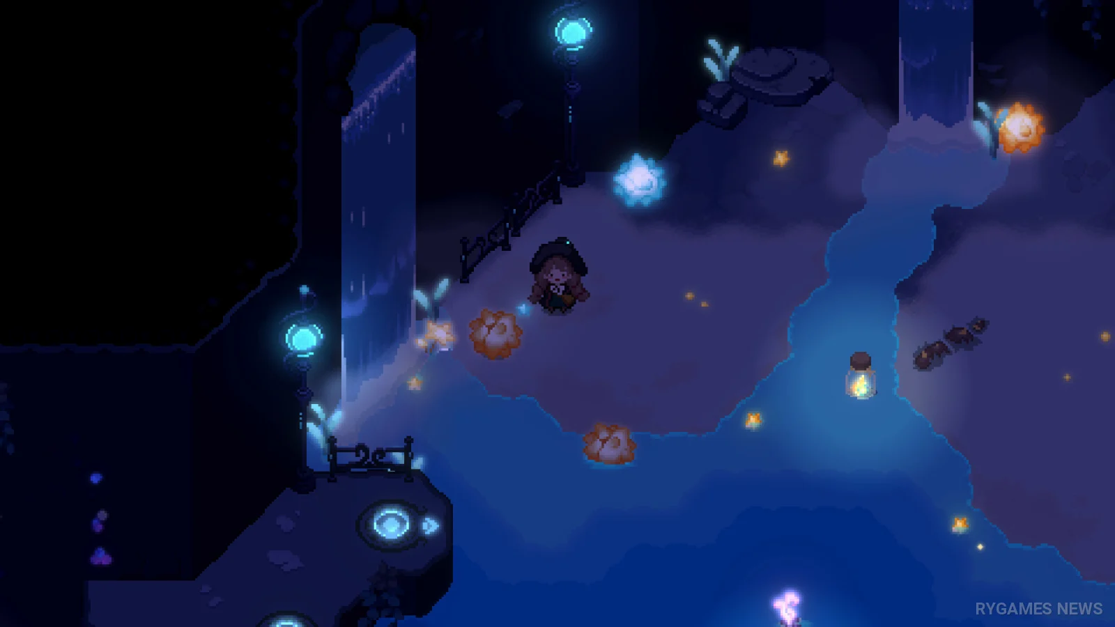 Screenshot gameplay Little Witch in the Woods dari Steam - gambar 3