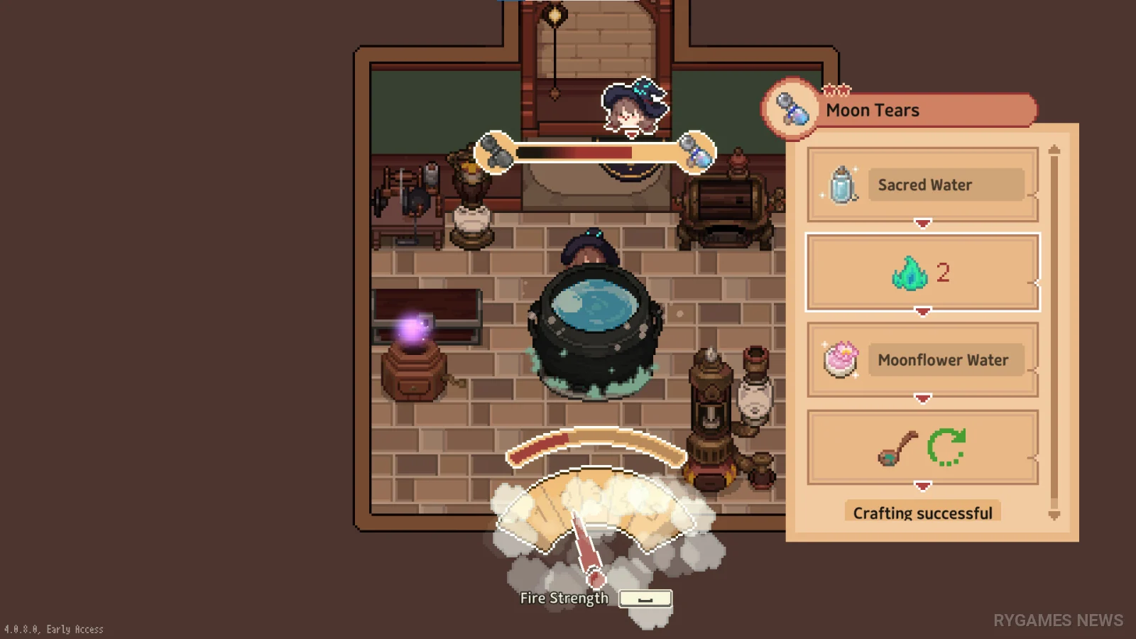 Screenshot gameplay Little Witch in the Woods dari Steam - gambar 7