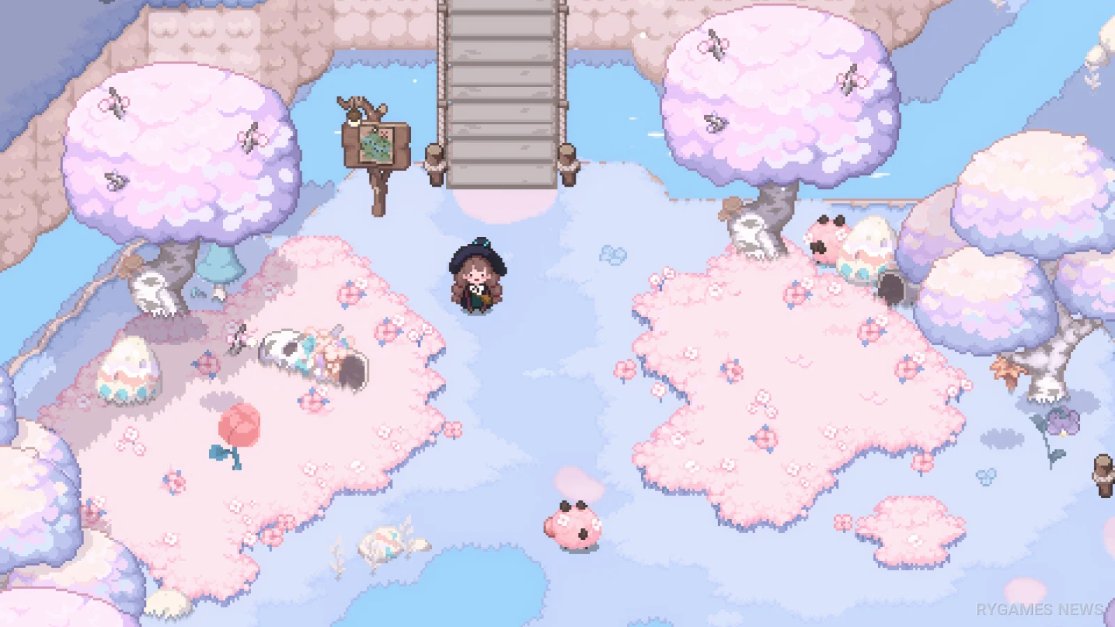 Screenshot gameplay Little Witch in the Woods dari Steam - gambar 2
