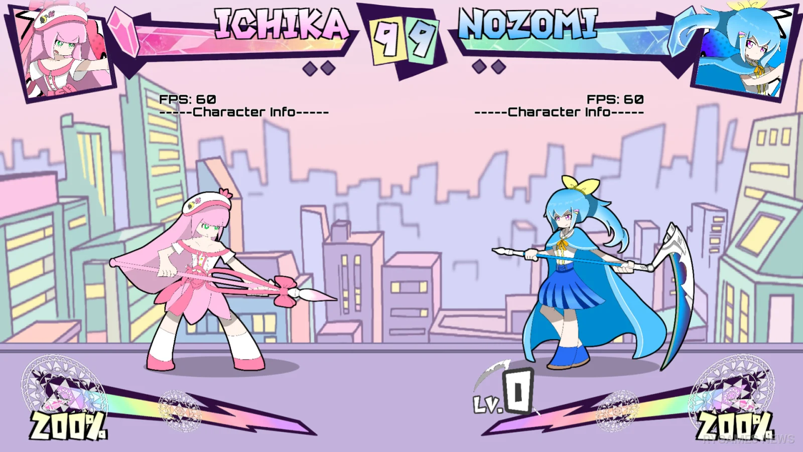 魔法少女2D格闘ゲーム『マジカルラプチャー』Steam無料デモ配信。5キャラクターを使用可能