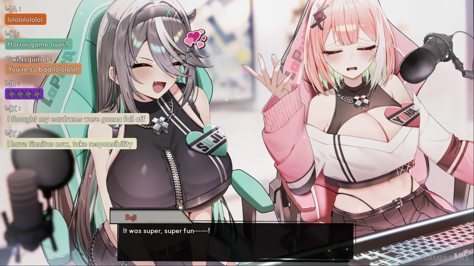 Steam掲載『こどく配信：深』ゲームプレイ画面 - gambar 2