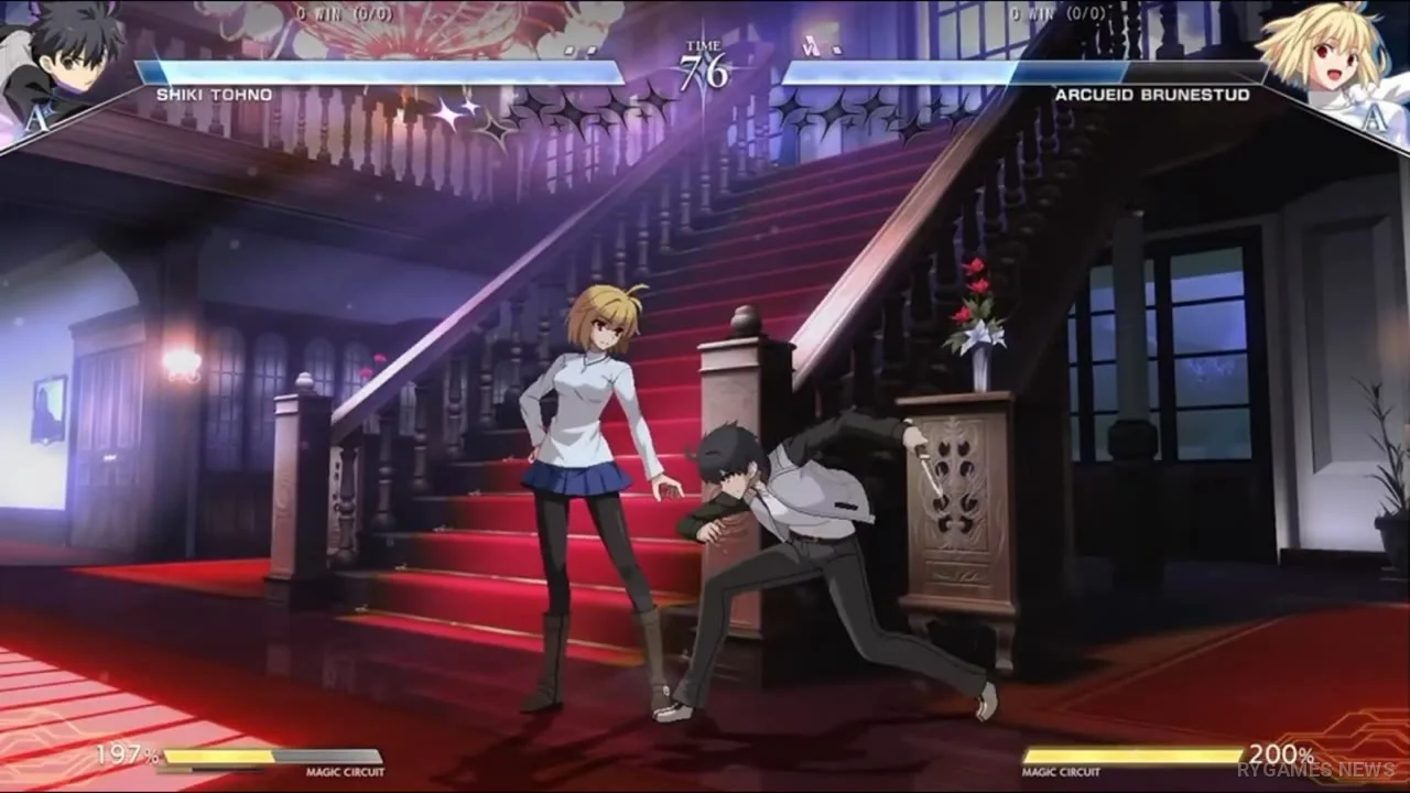 MELTY BLOOD: TYPE LUMINA ゲームプレイ - gambar 2
