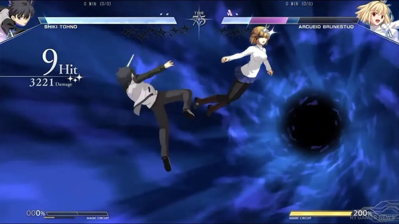 MELTY BLOOD: TYPE LUMINA ゲームプレイ - gambar 4