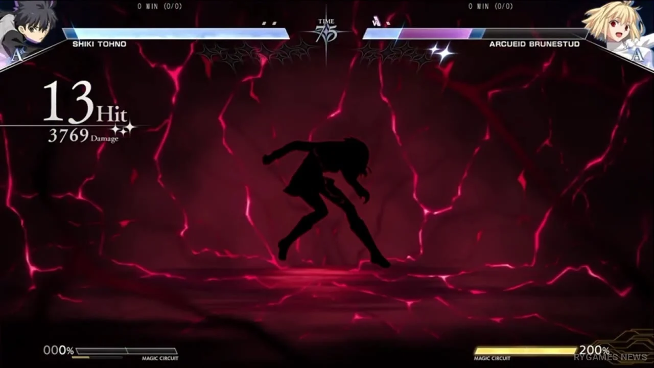 MELTY BLOOD: TYPE LUMINA ゲームプレイ - gambar 5