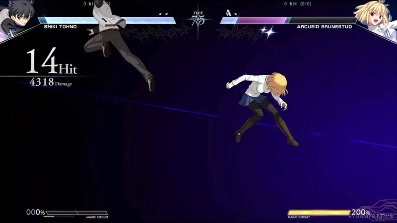 MELTY BLOOD: TYPE LUMINA ゲームプレイ - gambar 6