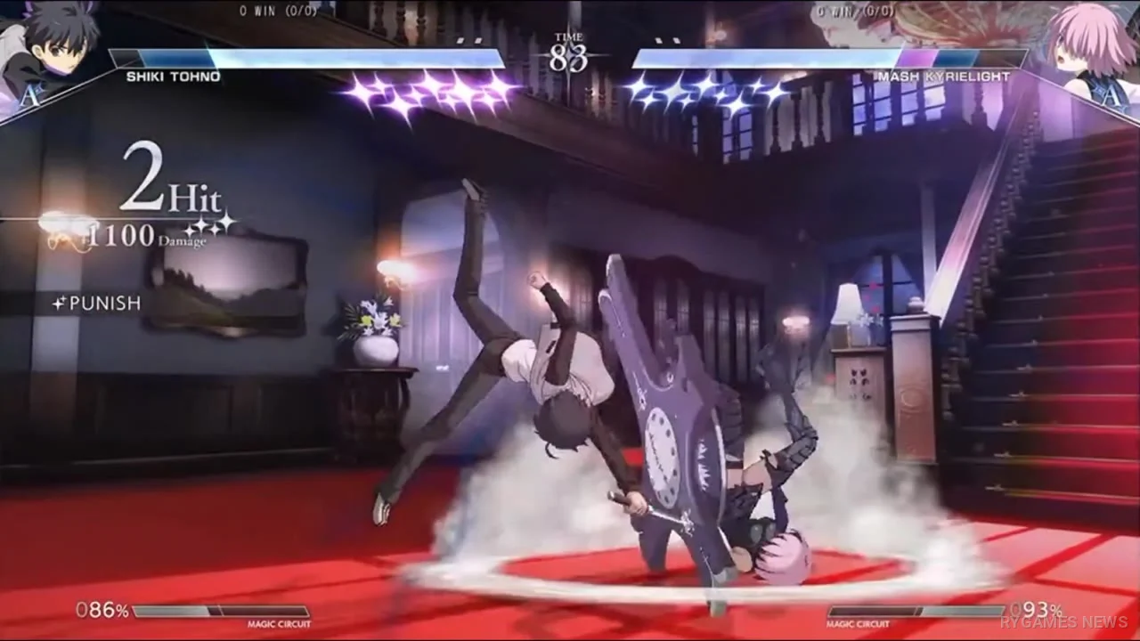 MELTY BLOOD: TYPE LUMINA ゲームプレイ - gambar 9