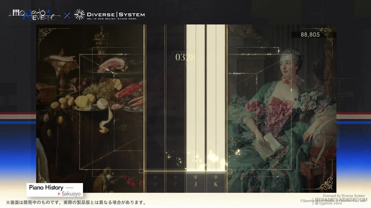 Cuplikan gameplay Sakuzyo “Piano History” di Morpho Reverie - gambar 5