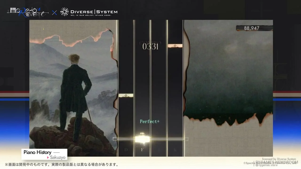 Cuplikan gameplay Sakuzyo “Piano History” di Morpho Reverie - gambar 6