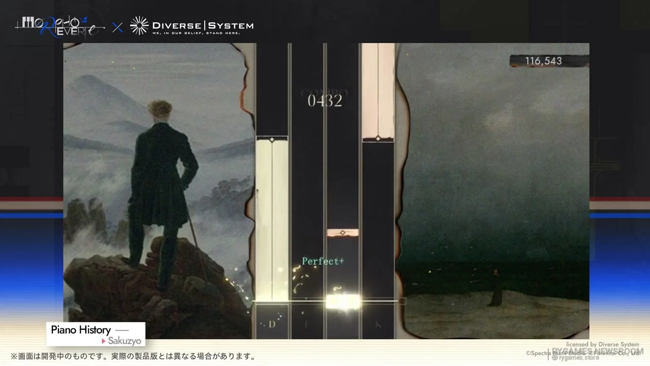 Cuplikan gameplay Sakuzyo “Piano History” di Morpho Reverie - gambar 13