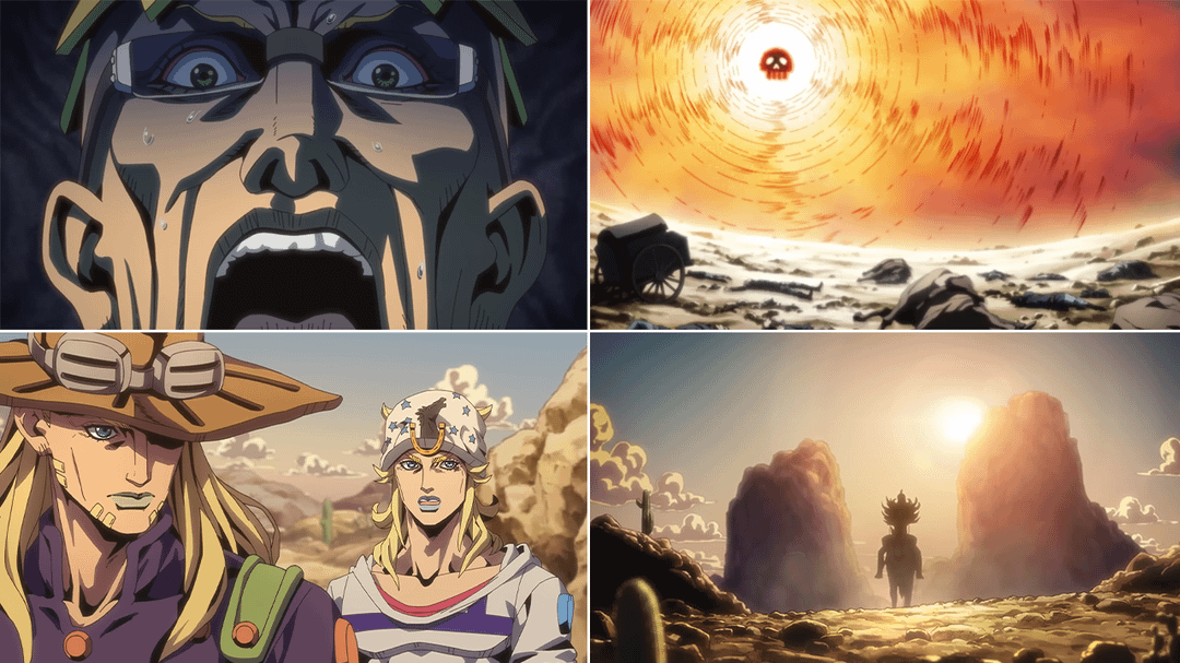 Visual utama STEEL BALL RUN JoJo’s Bizarre Adventure yang digunakan dalam kabar terbaru soal penayangan mingguan 2nd STAGE pada Fall 2026
