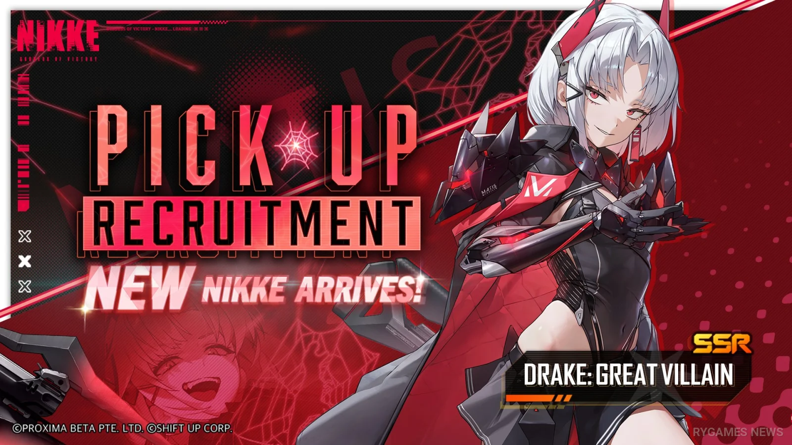 NIKKE Umumkan SSR Drake: Great Villain, Pickup Mulai 3 September