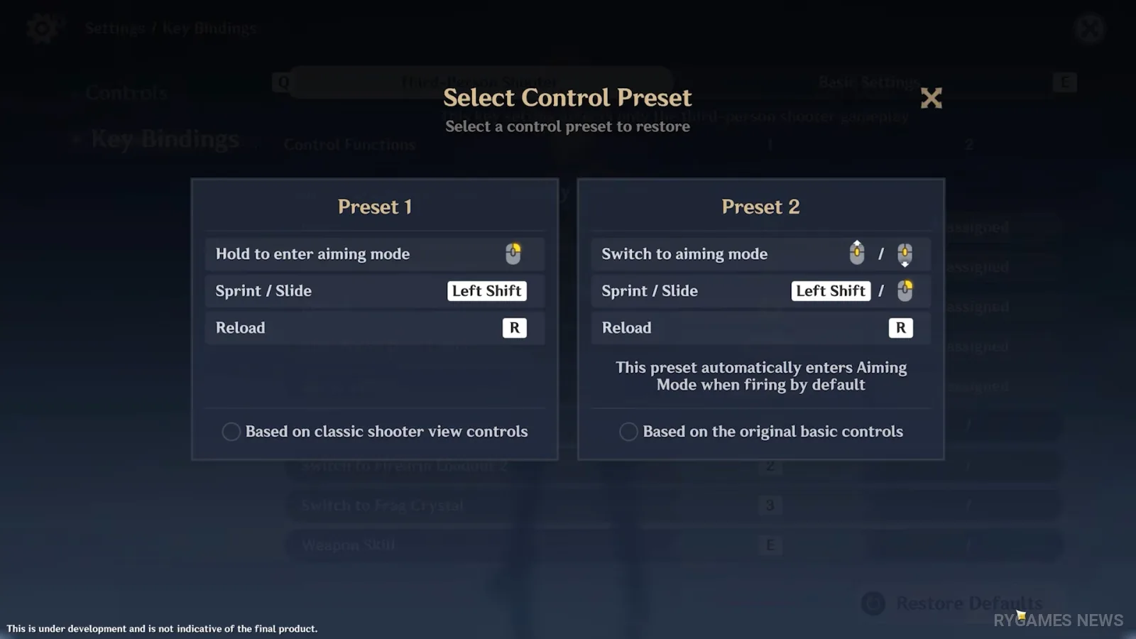 Traveler menggunakan mode third-person shooter, sistem aim assist, slide, dan pengaturan kontrol - gambar 53