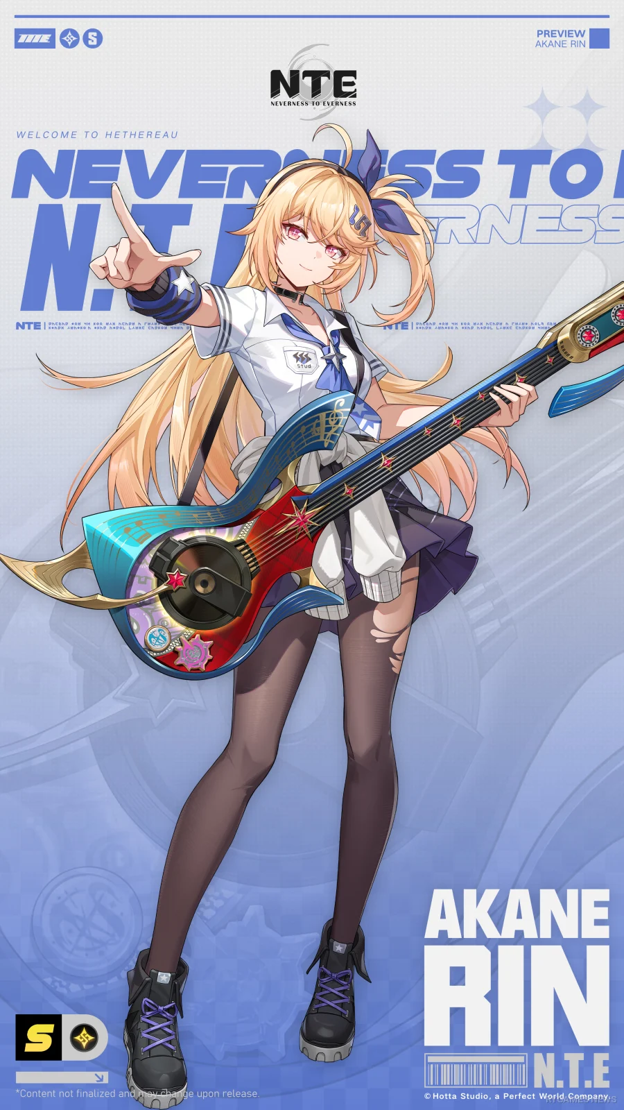 『NTE』明音凛 公式キャラクタービジュアル