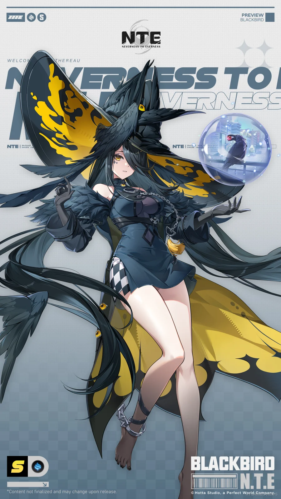 Official Character Visual Blackbird dari NTE