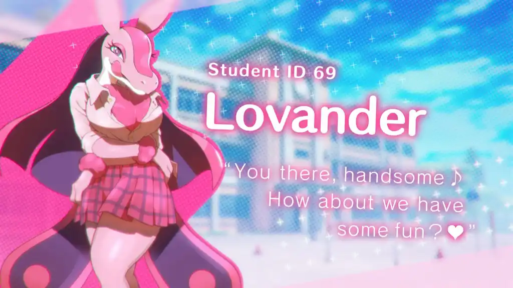 Lovander dengan karakter senpai agresif yang melihat cinta sebagai perburuan