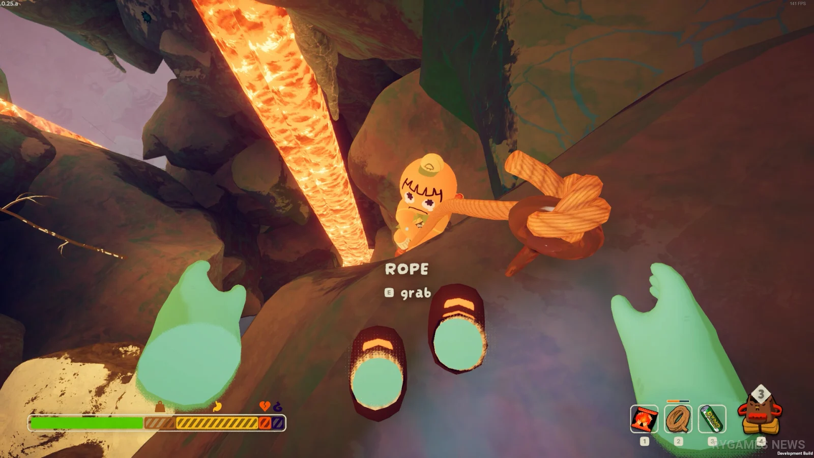 Screenshot gameplay PEAK dari Steam - gambar 3