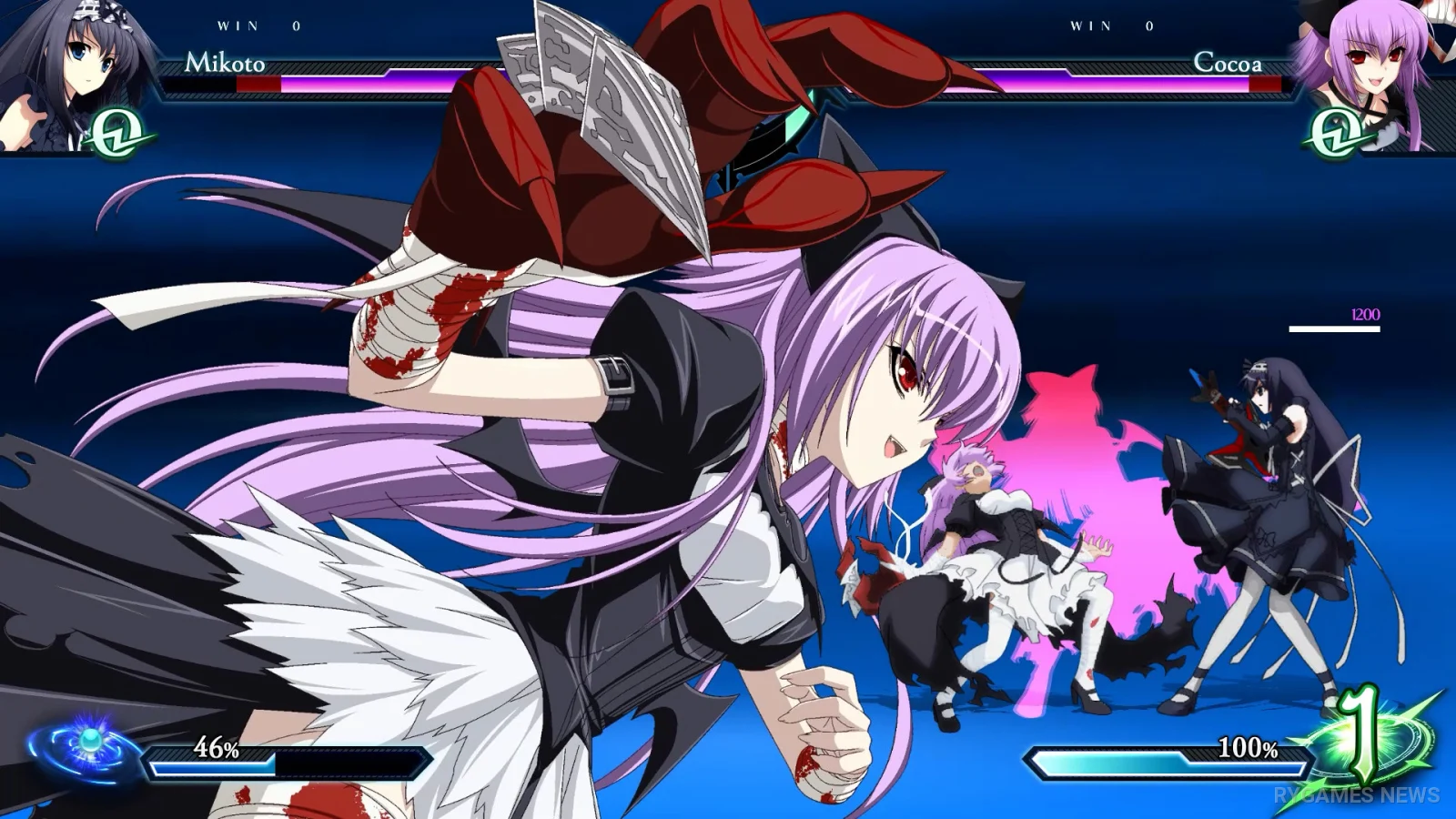 Phantom Breaker: Omnia gameplay screenshots from Steam - gambar 3