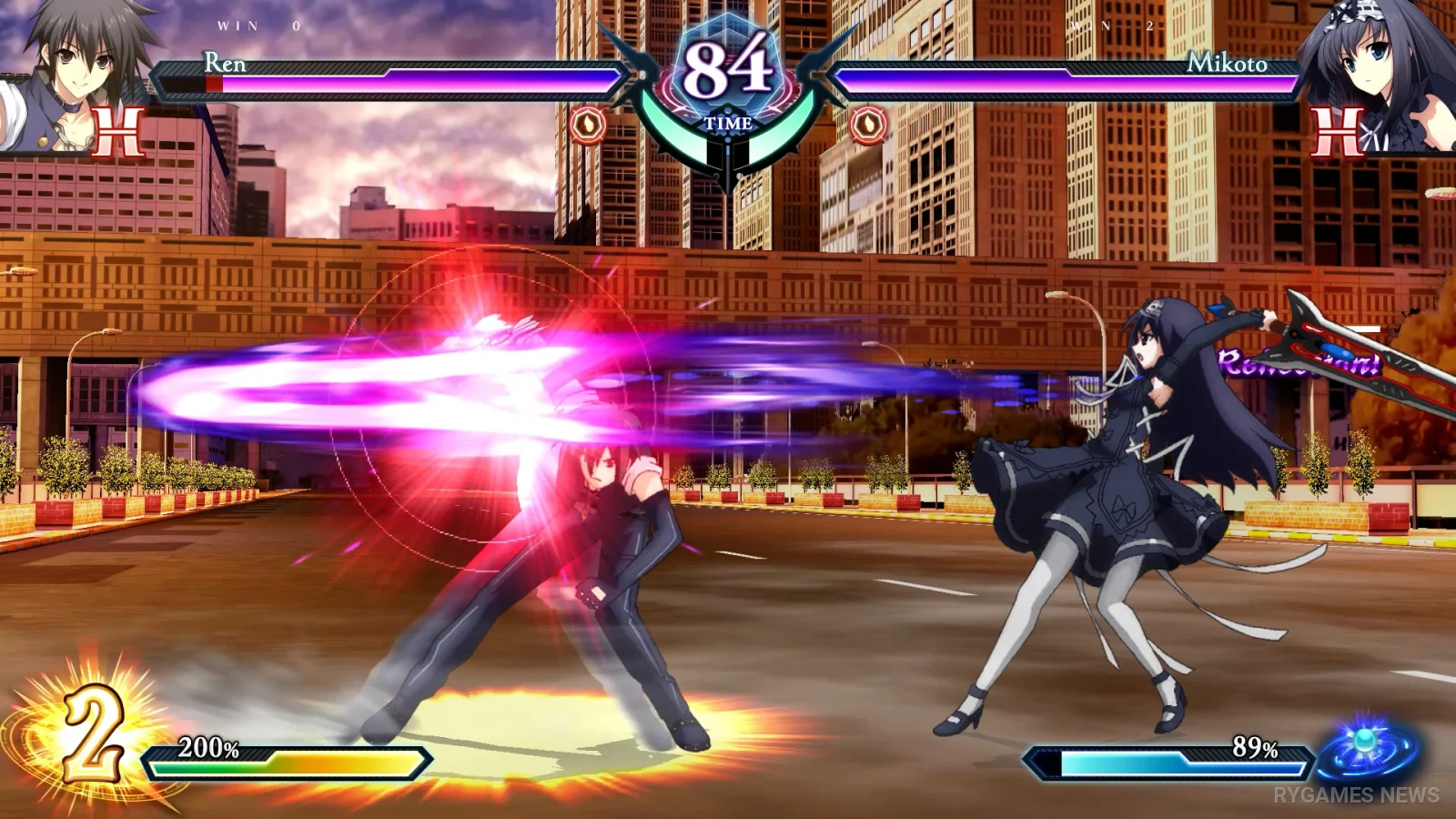 Phantom Breaker: Omnia gameplay screenshots from Steam - gambar 9