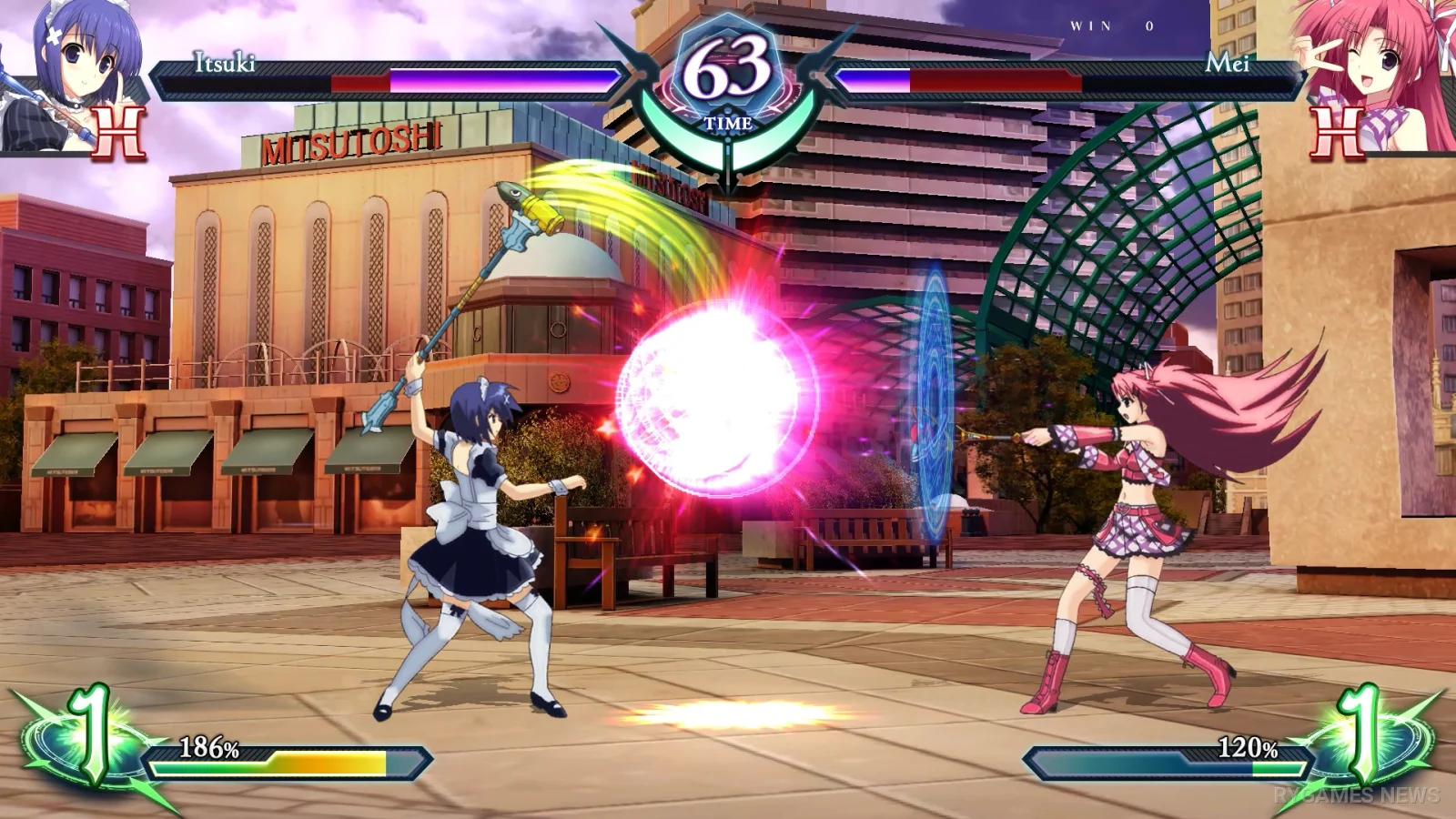 Phantom Breaker: Omnia gameplay screenshots from Steam - gambar 11