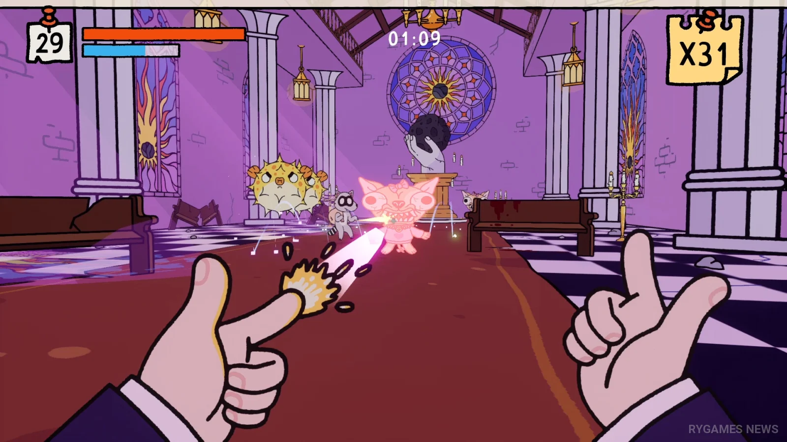 PSYCHOFINGER gameplay screenshots from Steam - gambar 4