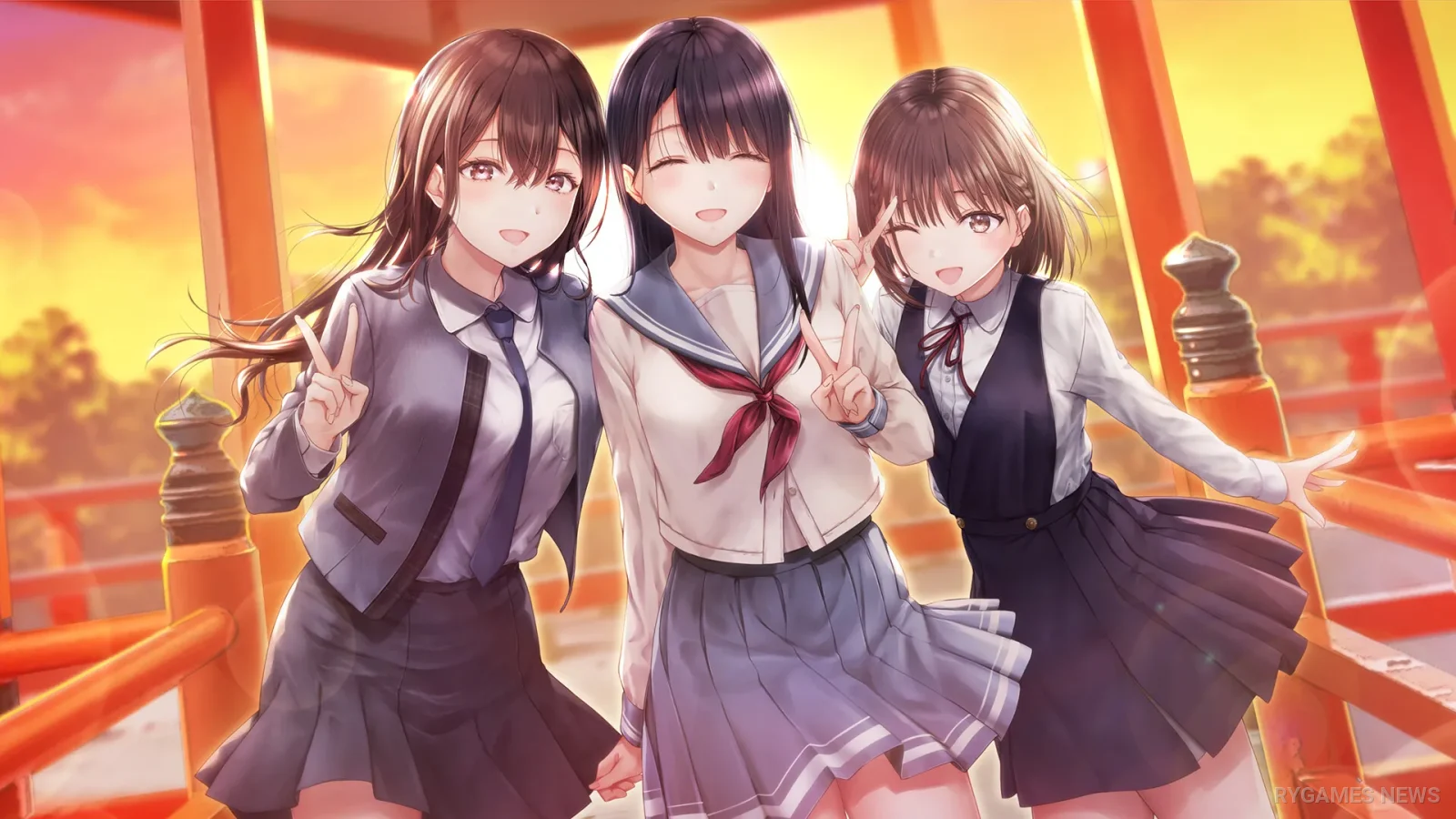 viviON GAMES掲載『制服カノジョ』ゲーム画面 - gambar 2